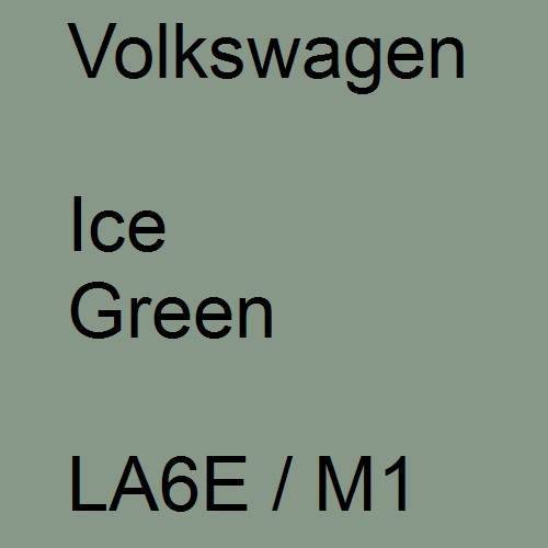 Volkswagen, Ice Green, LA6E / M1.